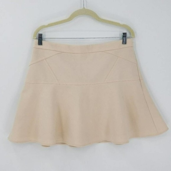 Club Monaco Women's Jenna Pretty In Pink Flare Circle Mini Skirt Pink Size 10 - Picture 2 of 7